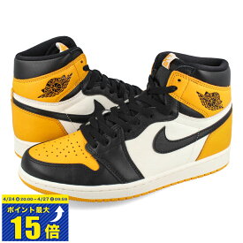 [要エントリーで最大P15倍 4/24(水)20:00～4/27(土)9:59] NIKE AIR JORDAN 1 RETRO HIGH OG 【YELLOW TOE】 ナイキ エア ジョーダン 1 レトロ ハイ OG BLACK/TAXI/WHITE 555088-711