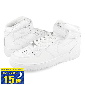 [要エントリーで最大P15倍 4/24(水)20:00～4/27(土)9:59] NIKE AIR FORCE 1 MID '07 ナイキ エア フォース 1 ミッド '07 WHITE/WHITE CW2289-111