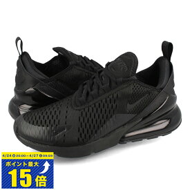 [要エントリーで最大P15倍 4/24(水)20:00～4/27(土)9:59] NIKE AIR MAX 270 ナイキ エア マックス 270 メンズ スニーカー BLACK/BLACK/BLACK オールブラック 黒 AH8050-005