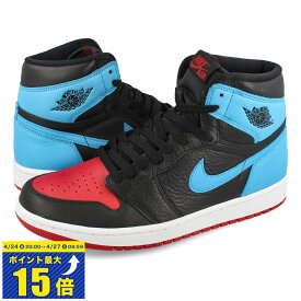 [要エントリーで最大P15倍 4/24(水)20:00～4/27(土)9:59] NIKE WMNS AIR JORDAN 1 HIGH OG 【UNC TO CHICAGO】 ナイキ ウィメンズ エア ジョーダン 1 ハイ OG BLACK/DK POWDER BLUE/GYM RED cd0461-046