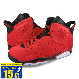 [要エントリーで最大P15倍 4/24(水)20:00～4/27(土)9:59] NIKE AIR JORDAN 6 RETRO ナイキ エア ジョーダン 6 レトロ メンズ ハイカット VARSITY RED/BLACK レッド ct8529-600