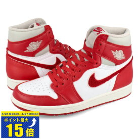 [要エントリーで最大P15倍 4/24(水)20:00～4/27(土)9:59] NIKE WMNS AIR JORDAN 1 RETRO HIGH OG 【NEWSTALGIA】 ナイキ ウィメンズ エア ジョーダン 1 レトロ ハイ OG LIGHT IRON ORE/VARSITY RED/SAIL dj4891-061