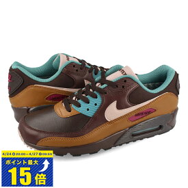 [要エントリーで最大P15倍 4/24(水)20:00～4/27(土)9:59] NIKE AIR MAX 90 GTX ナイキ エア マックス 90 ゴアテックス メンズ ローカット 防水 VELVET BROWN/DIFFUSED TAUPE/EARTH ブラウン トープ dj9779-200