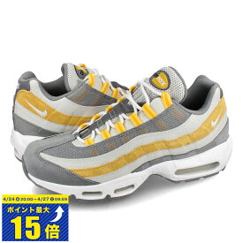 [要エントリーで最大P15倍 4/24(水)20:00～4/27(土)9:59] NIKE AIR MAX 95 ナイキ エア マックス 95 メンズ スニーカー ローカット GREY/YELLOW グレー DM0011-010