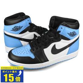 [要エントリーで最大P15倍 4/24(水)20:00～4/27(土)9:59] NIKE AIR JORDAN 1 RETRO HIGH OG 【UNC】 ナイキ エア ジョーダン 1 レトロ ハイ OG メンズ ハイカット UNIVERSITY BLUE/BLACK/WHITE ブラック dz5485-400