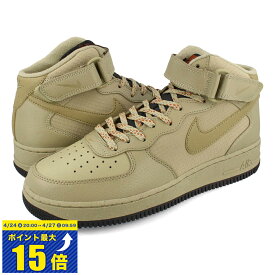 [要エントリーで最大P15倍 4/24(水)20:00～4/27(土)9:59] NIKE AIR FORCE 1 MID '07 ナイキ エア フォース 1 ミッド '07 メンズ スニーカー ミッドカット NEUTRAL OLIVE/BLACK/DARK RUSSET/NEUTRAL OLIVE カーキグリーン FB8881-200