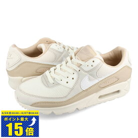 [要エントリーで最大P15倍 4/24(水)20:00～4/27(土)9:59] NIKE WMNS AIR MAX 90 ナイキ ウィメンズ エア マックス 90 メンズ レディース ローカット PHANTOM/SUMMIT WHITE/SANDDRIFT ベージュ ホワイト fd1452-030