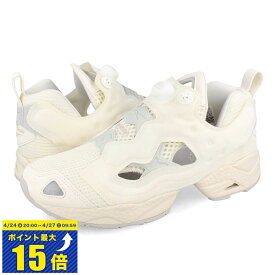 [要エントリーで最大P15倍 4/24(水)20:00～4/27(土)9:59] Reebok INSTAPUMP FURY 95 リーボック インスタポンプフューリー 95 メンズ レディース スニーカー ミッドカット BONE グレー 100074692