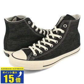 [要エントリーで最大P15倍 4/24(水)20:00～4/27(土)9:59] CONVERSE ALL STAR 100 OKAYAMA DENIM HI コンバース オールスター 100 オカヤマ デニム ハイ BLACK 313041301SC553