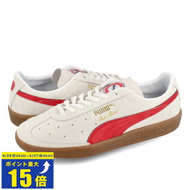 [要エントリーで最大P15倍 4/24(水)20:00～4/27(土)9:59] PUMA VLADO STENZEL 【PUMA LEGEND】 プーマ ヴラド シュテンツェル プーマ レジェンド WHITE/HIGH RISK RED/GUM 384252-01