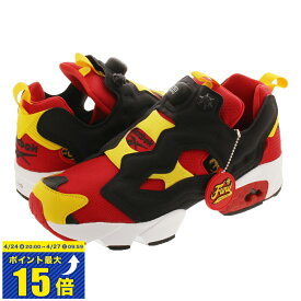 [要エントリーで最大P15倍 4/24(水)20:00～4/27(土)9:59] Reebok INSTA PUMP FURY OG MU リーボック インスタ ポンプ フューリー OG MU SCARLET/BLACK/TOXIC YELLOW eh1788