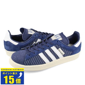 [要エントリーで最大P15倍 4/24(水)20:00～4/27(土)9:59] adidas CAMPUS 80s アディダス キャンパス 80s メンズ レディース ローカット DARK BLUE/FTWR WHITE/OFF WHITE ブルー gy4588