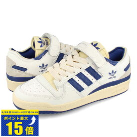 [要エントリーで最大P15倍 4/24(水)20:00～4/27(土)9:59] adidas FORUM 84 LOW アディダス フォーラム 84 ロー メンズ スニーカー ローカット CLOUD WHITE/VICTORY BLUE ホワイト IE3205