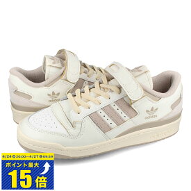 [要エントリーで最大P15倍 4/24(水)20:00～4/27(土)9:59] adidas FORUM 84 LOW アディダス フォーラム 84 ロー メンズ レディース ローカット OFF WHITE/WONDER BEIGE/CREAM WHITE ホワイト ie9936