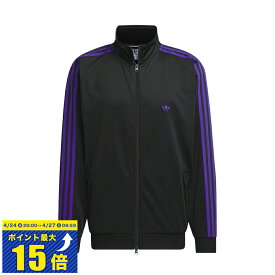 [要エントリーで最大P15倍 4/24(水)20:00～4/27(土)9:59] adidas BECKENBAUER TRACK TOP アディダス ベッケンバウアー トラック トップ メンズ レディース トラックジャケット BLACK/ENERGY INK ブラック IZ4923