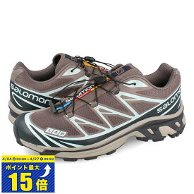 [要エントリーで最大P15倍 4/24(水)20:00～4/27(土)9:59] SALOMON XT-6 サロモン エックスティー 6 メンズ レディース スニーカー ローカット PLUM KITTEN/INDIA INK/BALLAD BLUE グレー L47445100