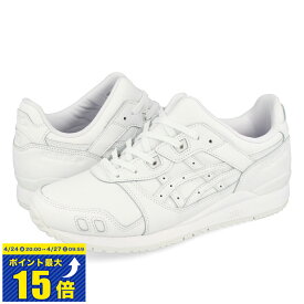 [要エントリーで最大P15倍 4/24(水)20:00～4/27(土)9:59] ASICS SPORTSTYLE GEL-LYTE III OG アシックス スポーツスタイル ゲルライト 3 OG WHITE 1201a257-100