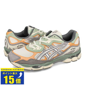 [要エントリーで最大P15倍 4/24(水)20:00～4/27(土)9:59] ASICS SPORTSTYLE GEL-NYC アシックス スポーツスタイル ゲル NYC メンズ レディース スニーカー ローカット CREAM/CLAY GREY ベージュ 1203A383-102