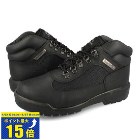 [要エントリーで最大P15倍 4/24(水)20:00～4/27(土)9:59] TIMBERLAND FIELD BOOT F/L WP ティンバーランド フィールドブーツ F/L WP BLACK EVERGLADES FULL GRAIN a17ky