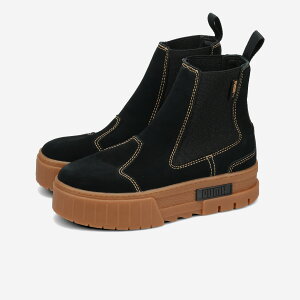 yvCX_Ez PUMA MAYZE CHELSEA SUEDE WMS v[} CY `FV[ XEF[h EBY BLACK/GUM 382829-03