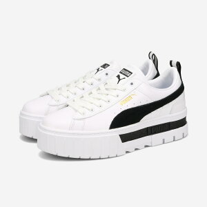 yvCX_Ez PUMA MAYZE LTH WMNS v[} CY U[ EBY WHITE/BLACK 381983-01