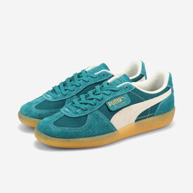 【プライスダウン】 PUMA PALERMO VINTAGE プーマ パレルモ ヴィンテージ メンズ スニーカー ローカット COLD GREEN/FROSTED IVORY グリーン 396841-06