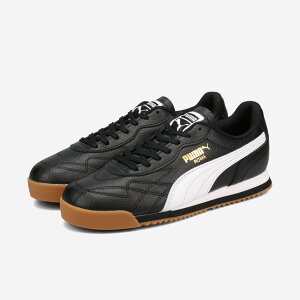 yvCX_Ez PUMA ROMA ANNIVERSARIO v[} [} Ajo[TI Y fB[X Xj[J[ [Jbg BLACK/WHITE/TEAM GOLD ubN 397720-02