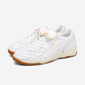 yvCX_Ez PUMA KING INDOOR v[} LO ChA Y fB[X Xj[J[ [Jbg WHITE/FROSTED IVORY zCg 401683-02