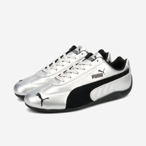 PUMA SPEEDCAT METALLIC v[} Xs[hLbg ^bN Y fB[X Xj[J[ [Jbg SILVER/BLACK Vo[ 403689-01