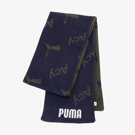 PUMA SCARF ACY プーマ スカーフ × エーシー メンズ レディース アクセサリー NAVY/COOL DARK GRAY ネイビー 055037-01【追跡可能メール便・日時指定不可】