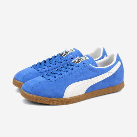 【20%OFF】 PUMA BRASIL プーマ ブラジル メンズ スニーカー ローカット VIVID BLUE/PUMA WHITE ブルー 401048-08