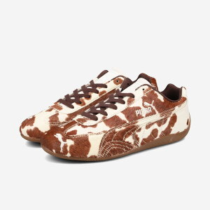 PUMA SPEEDCAT COW WNS v[} Xs[hLbg JE EBY Y fB[X Xj[J[ [Jbg CHOCOLATE BROWN/GUM uE 406141-01