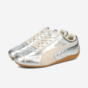 PUMA SPEEDCAT SILVER WNS �v�[�} �X�s�[�h�L���b�g �V���o�[ �E�B�����Y �����Y ���f�B�[�X �X�j�[�J�[ ���[�J�b�g ALPINE SNOW/GUM �V���o�[ 406881-02