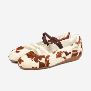 PUMA SPEEDCAT BALLET COW WNS �v�[�} �X�s�[�h�L���b�g �o���G �J�E �E�B�����Y ���f�B�[�X �X�j�[�J�[ ���[�J�b�g CHOCOLATE BROWN/WARM WHITE �u���E�� 407787-01