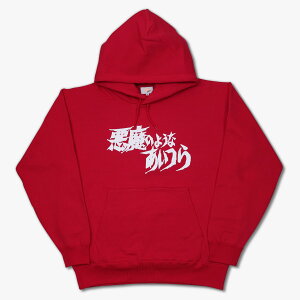 raidback fabric / La Tora Jackson Thirteen Hearts. D'evils Hoodie ���C�h�o�b�N �t�@�u���b�N �t�[�f�B�[ �����Y RED/WHITE ���b�h RB-AKU-H-01-RW