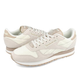 【プライスダウン】 15時迄のご注文で即日発送可 Reebok CLASSIC LEATHER リーボック クラシック レザー メンズ スニーカー ローカット CHALK/CHALK/MODERN BEIGE チョーク ベージュ gy1523