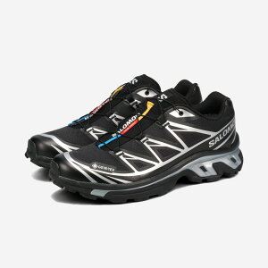 SALOMON XT-6 GTX yGORE-TEXz T GbNXeB[ 6 SAebNX Y fB[X Xj[J[ [Jbg BLACK/BLACK/FTW SILVER ubN L47450600