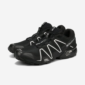 SALOMON SPEEDCROSS 3 �T������ �X�s�[�h�N���X 3 �����Y �X�j�[�J�[ ���[�J�b�g BLACK/FTW SILVER/BLACK �u���b�N L47588000