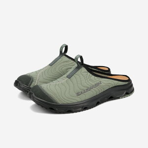 �y20%OFF�z SALOMON RX SLIDE 3.0 ATQ �T������ �����b�N�X �X���C�h 3.0 ATQ �����Y �X�j�[�J�[ ���[�J�b�g AGAVE GREEN/URBAN CHIC/BLACK �J�[�L�O���[�� L47855900