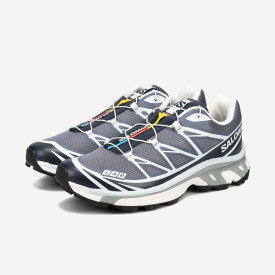SALOMON XT-6 サロモン エックスティー 6 メンズ レディース スニーカー ローカット GRISAILLE/BLUE NIGHTS/QUARRY グレー L47864000