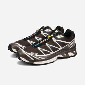 SALOMON XT-6 サロモン エックスティー 6 メンズ レディース スニーカー ローカット BLACK COFFEE/FRENCH ROAST/VANILA ICE ブラウン L47866100