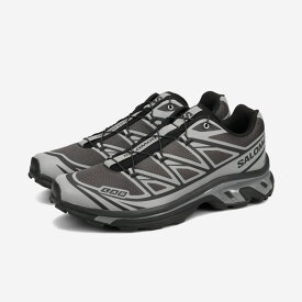 SALOMON XT-6 NOCTURNE VISION サロモン エックスティー 6 ノクターン ヴィジョン メンズ レディース スニーカー ローカット BLACK/BLACK/FTWR SILVER グレー L49131400