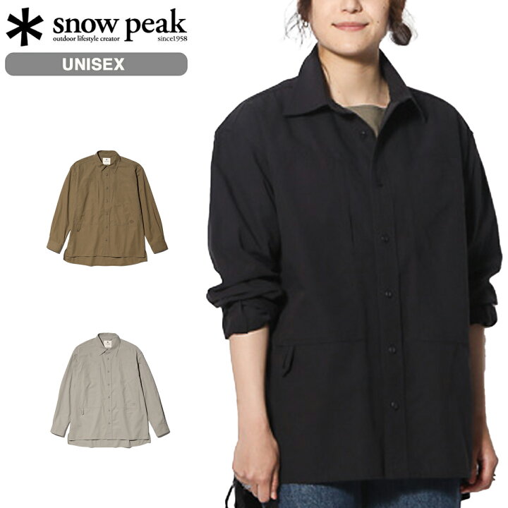 楽天市場】【プライスダウン】 SNOW PEAK TAKIBI LIGHT RIPSTOP L/S 