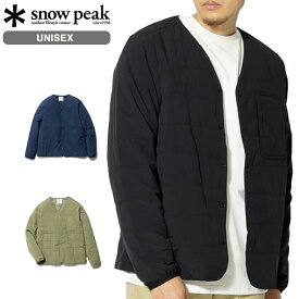 [要エントリーで最大P15倍 4/24(水)20:00～4/27(土)9:59] SNOW PEAK FLEXIBLE INSULATED CARDIGAN スノーピーク フレキシブル インサレーション カーディガン メンズ レディース カーディガン sw-23au001