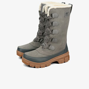 �y30%OFF�z SOREL TIVOLI V TALL WP �\���� �e�B�{��5�g�[�� �E�H�[�^�[�v���[�t ���f�B�[�X �u�[�c QUARRY/GRILL �O���[ NL5114-052