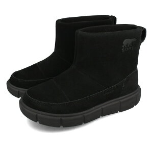 SOREL EXPLORER III SLIP-ON WATERPROOF \ GNXv[[3 Xb| EH[^[v[t fB[X u[c BLACK/SEA SALT ubN NL5122-010