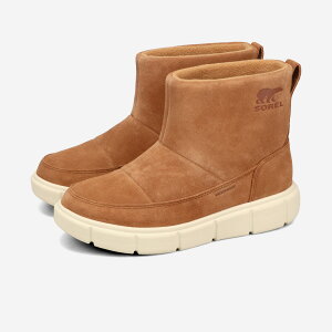 yvCX_Ez SOREL EXPLORER III SLIP-ON WATERPROOF \ GNXv[[3 Xb| EH[^[v[t fB[X u[c VELVET TAN/CHALK uE NL5122-242