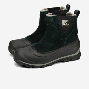 【お買い物マラソンSALE】 SOREL BUXTON PULL ON BOOT WP ソレル バクストンプルオン ブーツウォータープルーフ メンズ ブーツ サイドゴア BLACK/QUARRY ブラック NM5182-010