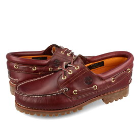 15時迄のご注文で即日発送可 TIMBERLAND 3EYELET CLASSIC LUG ティンバーランド 3アイレット クラシック ラグ BURGUNDY メンズ 50009