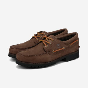 TIMBERLAND 3 EYE LUG HANDSEWN BOAT SHOE �e�B���o�[�����h �X���[�A�C ���O �n���h�\�[�� �{�[�g �V���[�Y �����Y ���J�V�� �f�b�L�V���[�Y DARK BROWN �u���E�� A2PDQ-W07